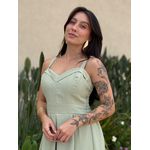 Vestido Longo Janete VERDE MENTA