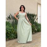 Vestido Longo Janete VERDE MENTA