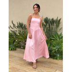 Vestido Midi Moana ROSA CLARO
