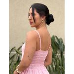 Vestido Midi Moana ROSA CLARO