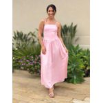 Vestido Midi Moana ROSA CLARO