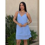 Vestido Curto Dalva AZUL CLARO