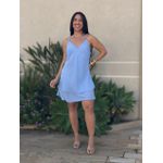 Vestido Curto Dalva AZUL CLARO