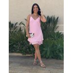 Vestido Curto Dalva ROSA CLARO