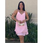 Vestido Curto Dalva ROSA CLARO