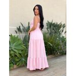 Vestido Longo Gleice ROSA CLARO