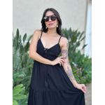Vestido Longo Gleice PRETO