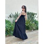 Vestido Longo Gleice PRETO