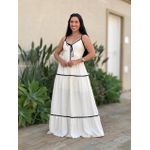Vestido Longo Maristela CREME