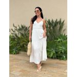 Vestido Midi Gabriela OFF WHITE