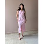 Vestido Midi Poliana em Alfaiataria ROSA BEBE