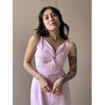 Vestido Midi Poliana em Alfaiataria ROSA BEBE