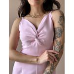 Vestido Midi Poliana em Alfaiataria ROSA BEBE