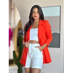 Maxi blazer alfaiataria LARANJA