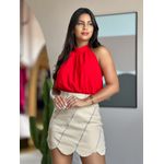 Shorts Saia Alfaiataria Dalila BEGE