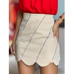 Shorts Saia Alfaiataria Dalila BEGE