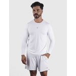 Camiseta Basic Usup Branco Poliamida Uv 50+ Manga Longa