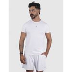 Camiseta Basic Usup Branco Poliamida Uv 50+ Manga Curta 
