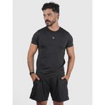 Camiseta Basic Usup Preto Poliamida Uv 50+ Manga Curta