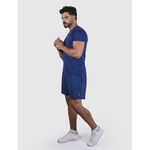 Camiseta Basic Usup Azul Navy Poliamida Uv 50+ Manga Curta 