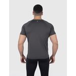 Camiseta Cinza USUP Aerodry Manga Curta de Poliamida Proteção Solar UV40+