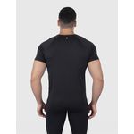 Camiseta Preto USUP Aerodry Manga Curta de Poliamida Proteção Solar UV40+