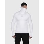 Camiseta Branca USUP Ninja Manga Longa Microdry UV50+ Com Abertura de Polegar