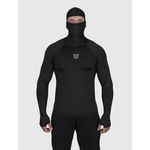 Camiseta Preto USUP Ninja Manga Longa Microdry UV50+ Com Abertura de Polegar