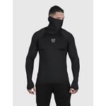 Camiseta Preto USUP Ninja Manga Longa Microdry UV50+ Com Abertura de Polegar