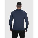 Camiseta Azul Marinho USUP Manga Longa Microdry UV50+ Com Abertura de Polegar