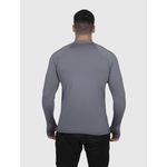 Camiseta Cinza USUP Manga Longa Microdry UV50+ Com Abertura de Polegar