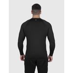 Camiseta Preto USUP Manga Longa de Poliamida Proteção Solar UV50+