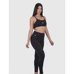 Legging Preto Usup Confort Poliamida UV 50+ Blackout