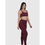 Legging Bordô Usup Confort Poliamida UV 50+ Blackout