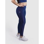 Legging Luna Usup Azul Navy Poliamida Uv 50+ Blackout Bolsos na Lateral 