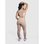 Legging Luna Usup Creme Poliamida Uv 50+ Blackout Bolsos na Lateral