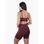 Top Bordô Usup Confort Poliamida UV 50+ Blackout Com Bojo