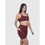 Top Bordô Usup Confort Poliamida UV 50+ Blackout Com Bojo