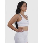 Top High Luna Usup Branco Compression Uv 50+ Elastico Com Bojo