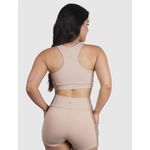 Top High Luna Usup Creme Compression Uv 50+ Elastico Com Bojo 