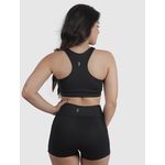 Top High Luna Usup Preto Compression Uv 50+ Elastico Com Bojo