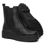 Bota Vittal Luisa em Couro Legitimo - R1010Preto