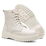 Bota Vittal Jade em Couro Legitimo Off-White - R1050OffWhite