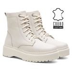 Bota Vittal Jade em Couro Legitimo Off-White - R1050OffWhite