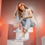 Tênis Sneakers Feminino Em Couro Legitimo Vittal - T200-BCO/AZUL