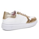 Tênis Sneakers Feminino Em Couro Legitimo Vittal - T200-BCO/DOU