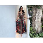 Vestido Longo Estampado 