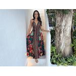Vestido Longo Estampado 