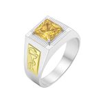 Anel em Prata Formatura Farmácia Masculino Emblemas Ouro 18k