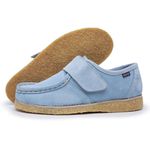 Sapato Velcro Azul Céu